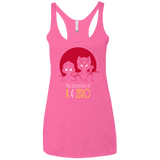 T-Shirts Vintage Pink / X-Small Adventures of X & Zero Women's Triblend Racerback Tank
