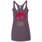 T-Shirts Vintage Purple / X-Small Adventures of X & Zero Women's Triblend Racerback Tank