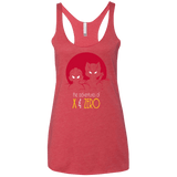 T-Shirts Vintage Red / X-Small Adventures of X & Zero Women's Triblend Racerback Tank