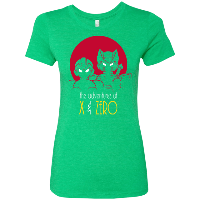 T-Shirts Envy / S Adventures of X & Zero Women's Triblend T-Shirt