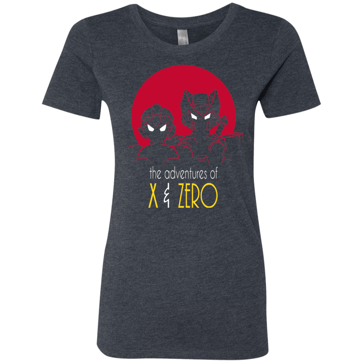 T-Shirts Vintage Navy / S Adventures of X & Zero Women's Triblend T-Shirt