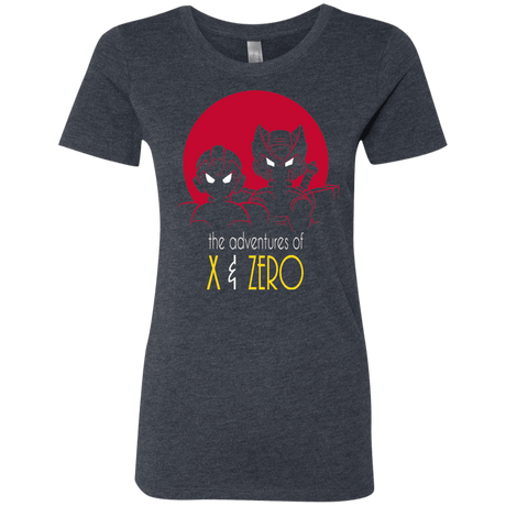 T-Shirts Vintage Navy / S Adventures of X & Zero Women's Triblend T-Shirt