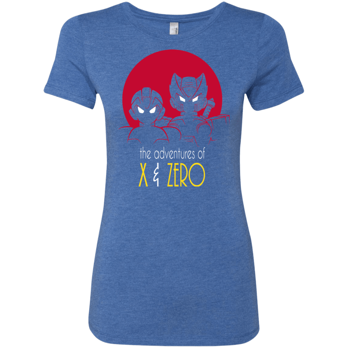 T-Shirts Vintage Royal / S Adventures of X & Zero Women's Triblend T-Shirt