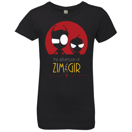 T-Shirts Black / YXS ADVENTURES OF ZIM & GIR Girls Premium T-Shirt