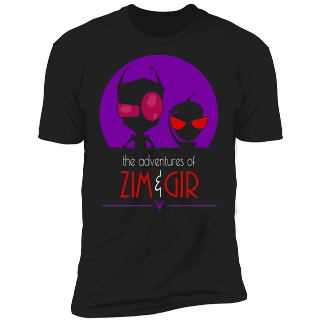 T-Shirts Black / X-Small Adventures of Zim & Gir Men's Premium T-Shirt