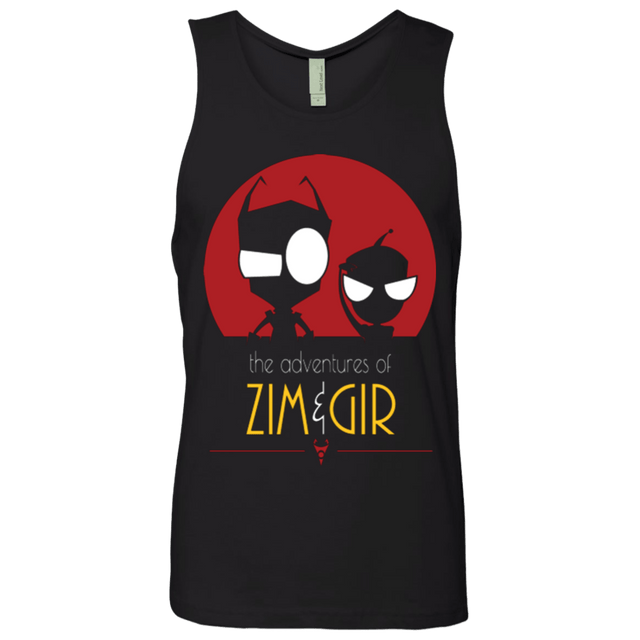 T-Shirts Black / Small ADVENTURES OF ZIM & GIR Men's Premium Tank Top