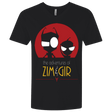 T-Shirts Black / X-Small ADVENTURES OF ZIM & GIR Men's Premium V-Neck