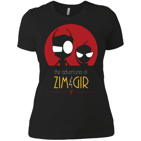 T-Shirts Black / X-Small ADVENTURES OF ZIM & GIR Women's Premium T-Shirt