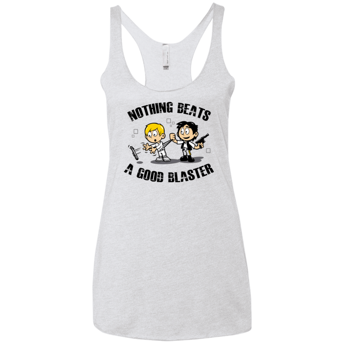 T-Shirts Heather White / X-Small Advice From A Smuggler Women's Triblend Racerback Tank