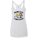 T-Shirts Heather White / X-Small Advice From A Smuggler Women's Triblend Racerback Tank