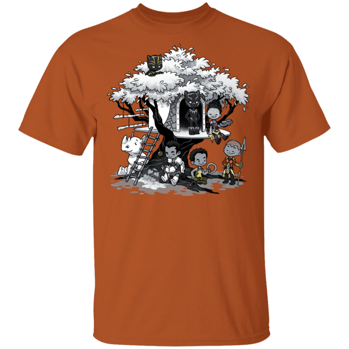 T-Shirts Texas Orange / S African Treehouse T-Shirt