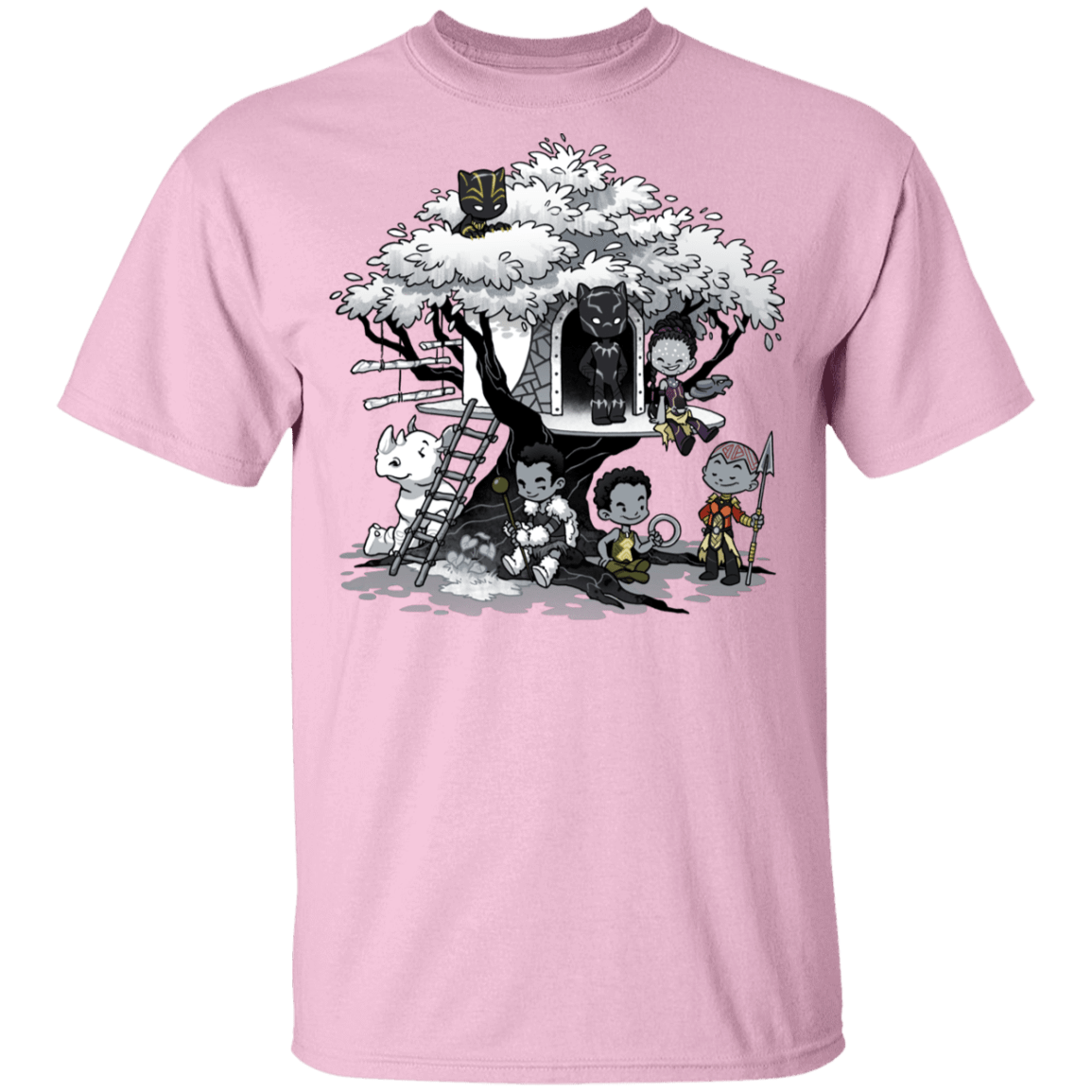 T-Shirts Light Pink / YXS African Treehouse Youth T-Shirt