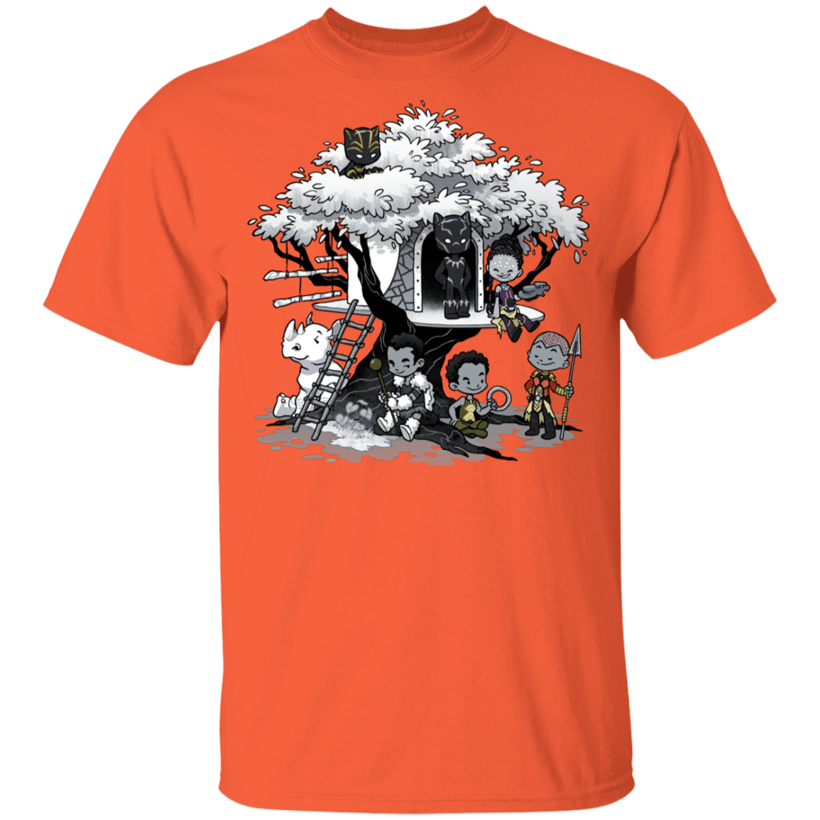 T-Shirts Orange / YXS African Treehouse Youth T-Shirt