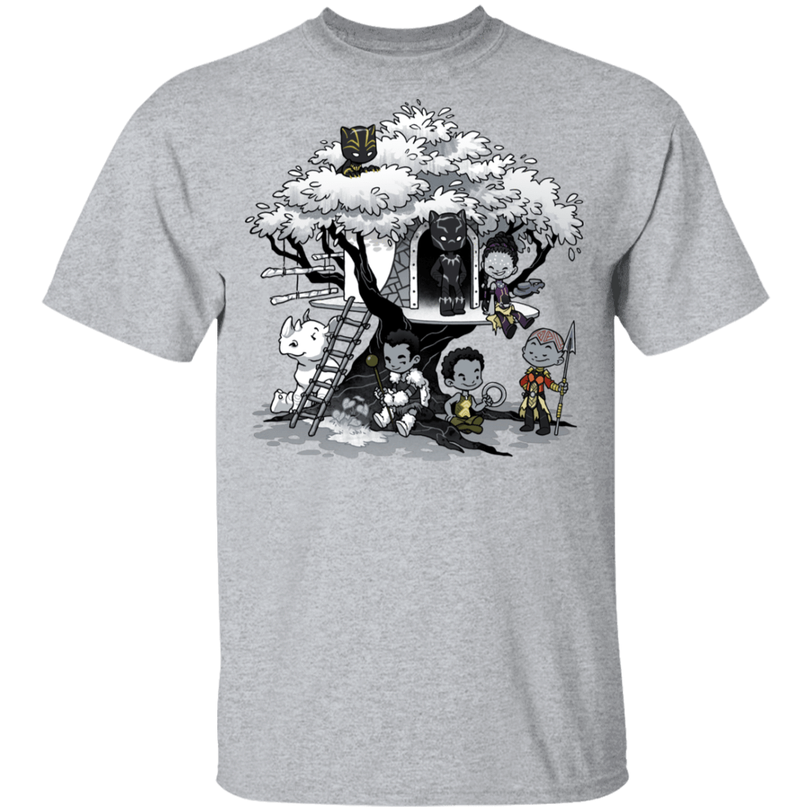 T-Shirts Sport Grey / YXS African Treehouse Youth T-Shirt