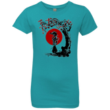 T-Shirts Tahiti Blue / YXS Afro under the sun Girls Premium T-Shirt