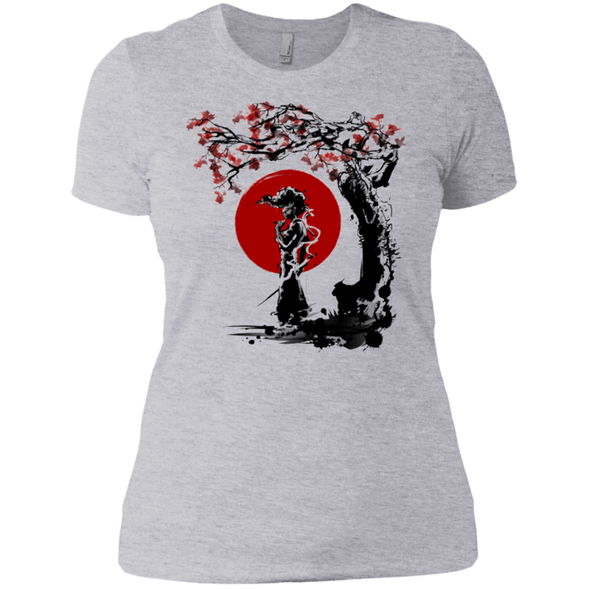 T-Shirts Heather Grey / X-Small Afro under the sun Women's Premium T-Shirt