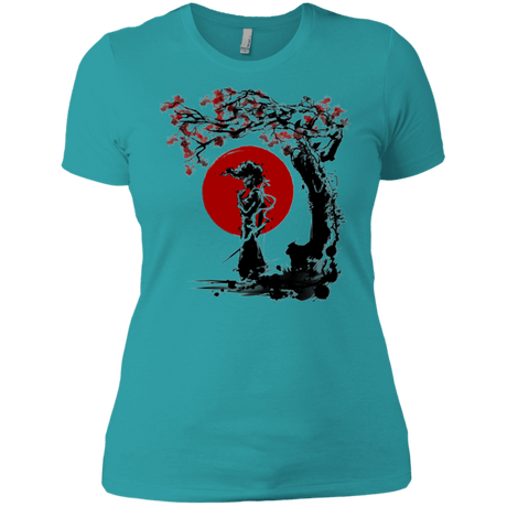 T-Shirts Tahiti Blue / X-Small Afro under the sun Women's Premium T-Shirt