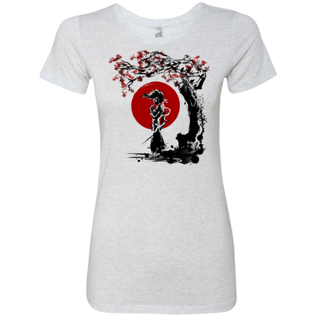 T-Shirts Heather White / Small Afro under the sun Women's Triblend T-Shirt