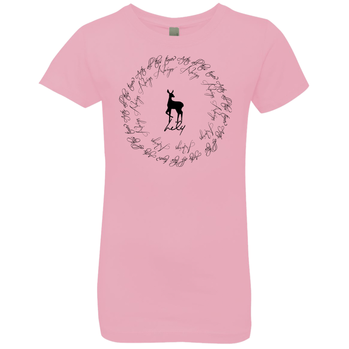 T-Shirts Light Pink / YXS After All This Time- Lily Girls Premium T-Shirt