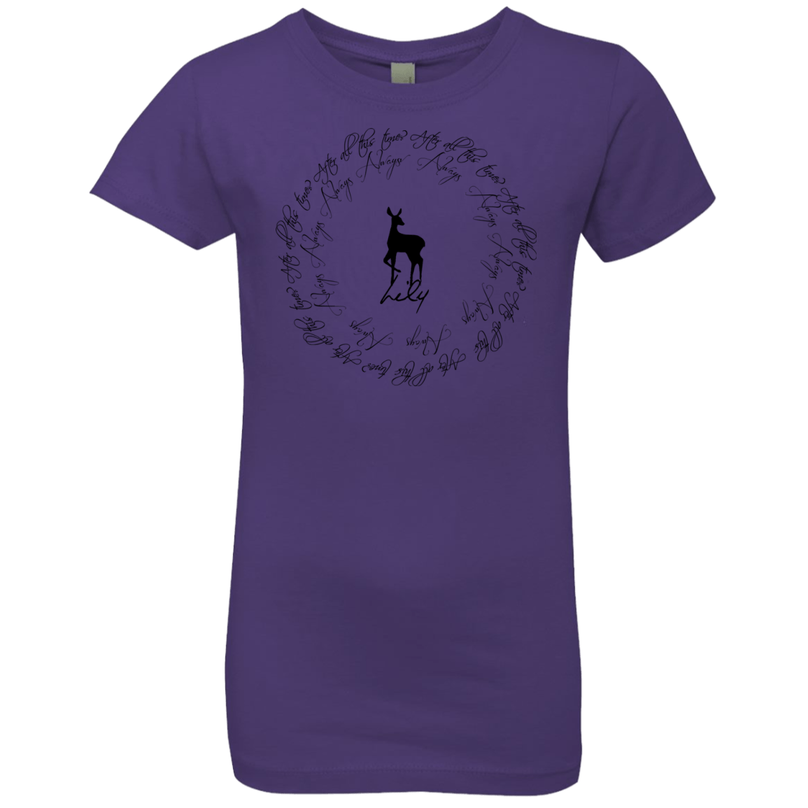 T-Shirts Purple Rush / YXS After All This Time- Lily Girls Premium T-Shirt