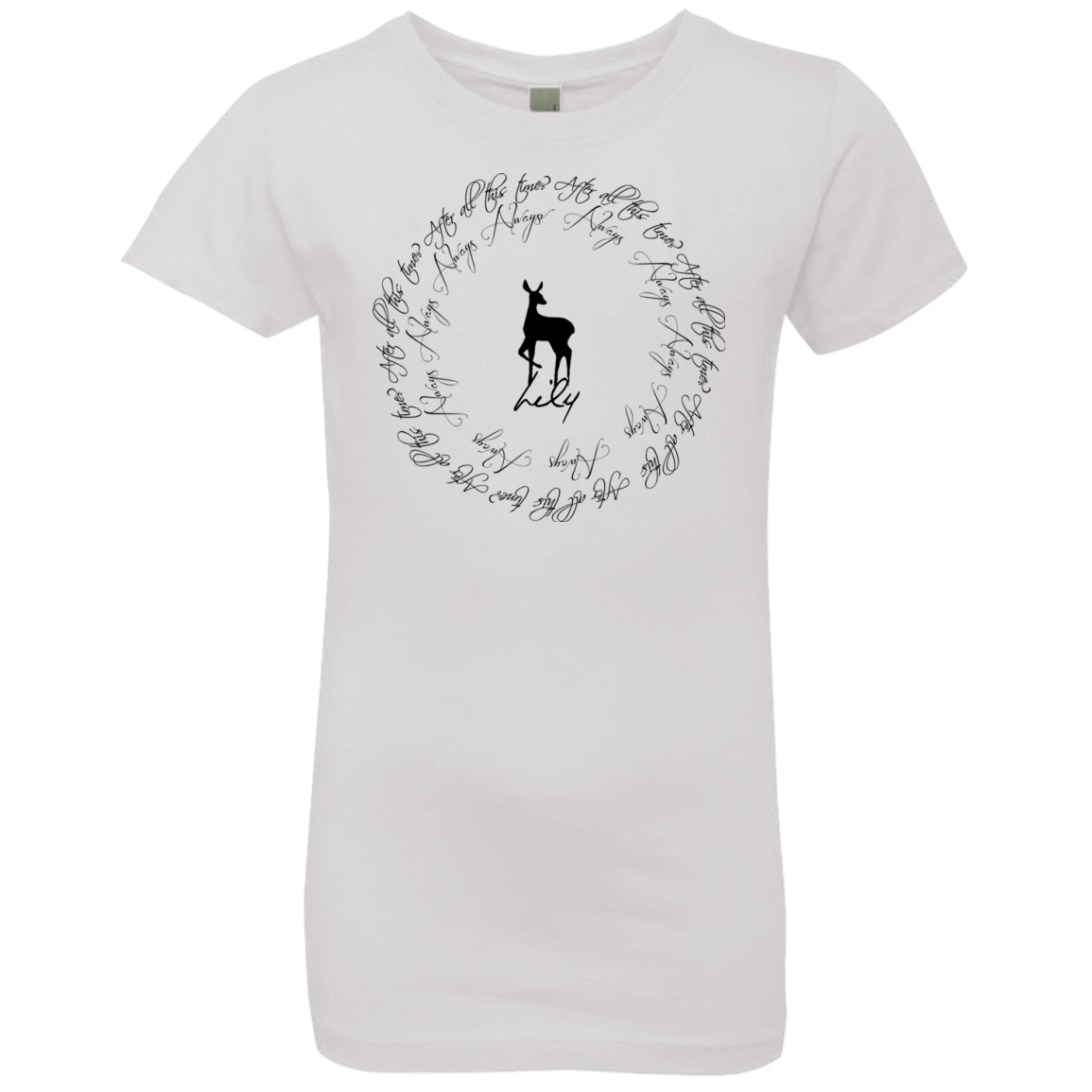 T-Shirts White / YXS After All This Time- Lily Girls Premium T-Shirt