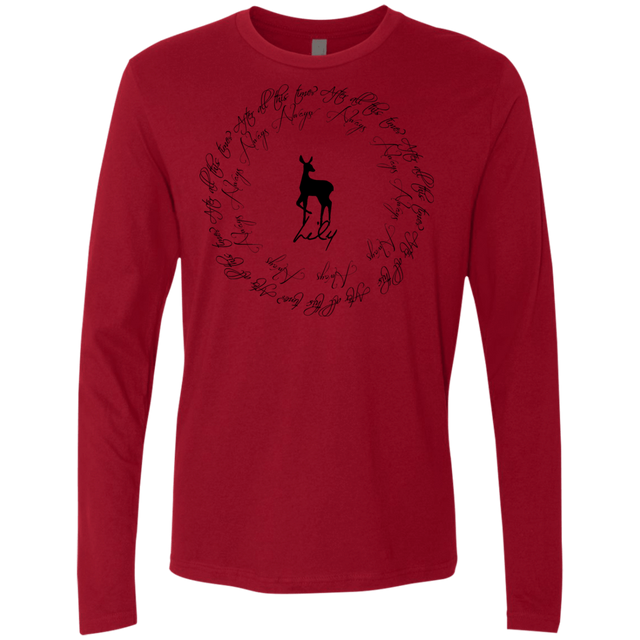 T-Shirts Cardinal / Small After All This Time- Lily Men's Premium Long Sleeve