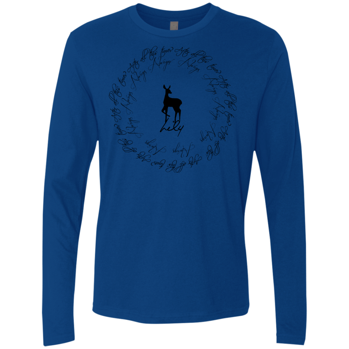 T-Shirts Royal / Small After All This Time- Lily Men's Premium Long Sleeve