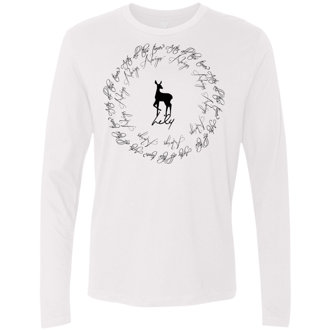 T-Shirts White / Small After All This Time- Lily Men's Premium Long Sleeve