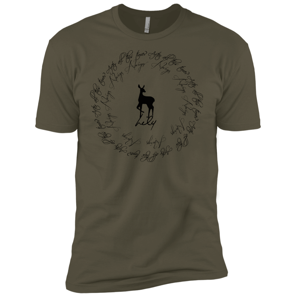 T-Shirts Military Green / X-Small After All This Time- Lily Men's Premium T-Shirt