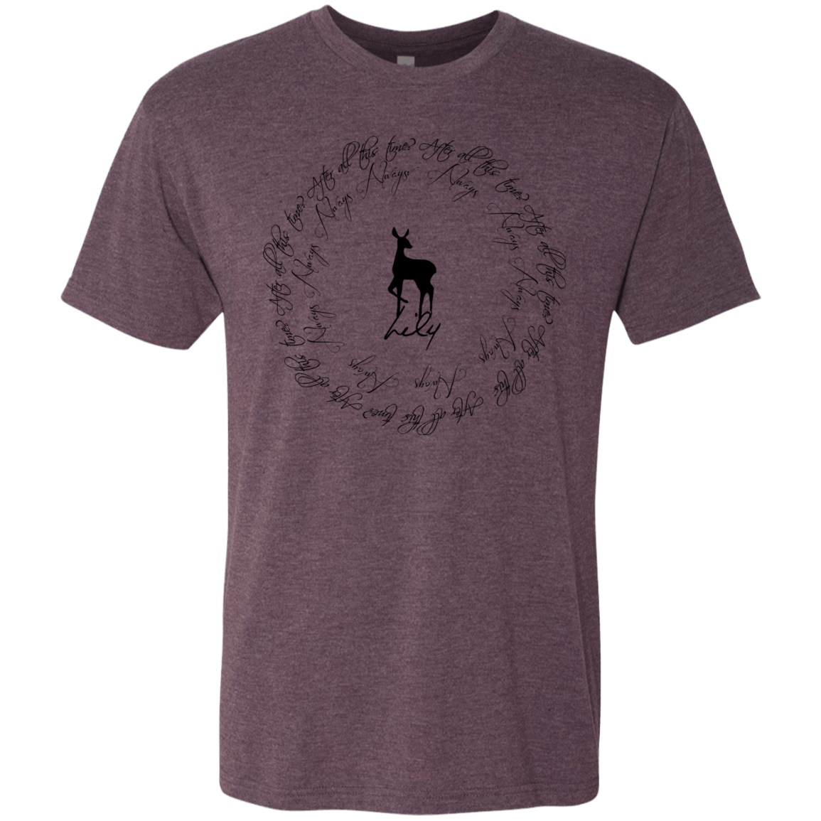T-Shirts Vintage Purple / Small After All This Time- Lily Men's Triblend T-Shirt