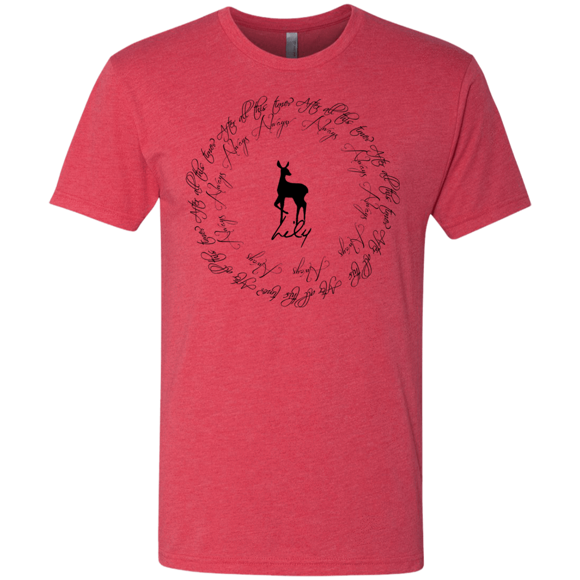 T-Shirts Vintage Red / Small After All This Time- Lily Men's Triblend T-Shirt