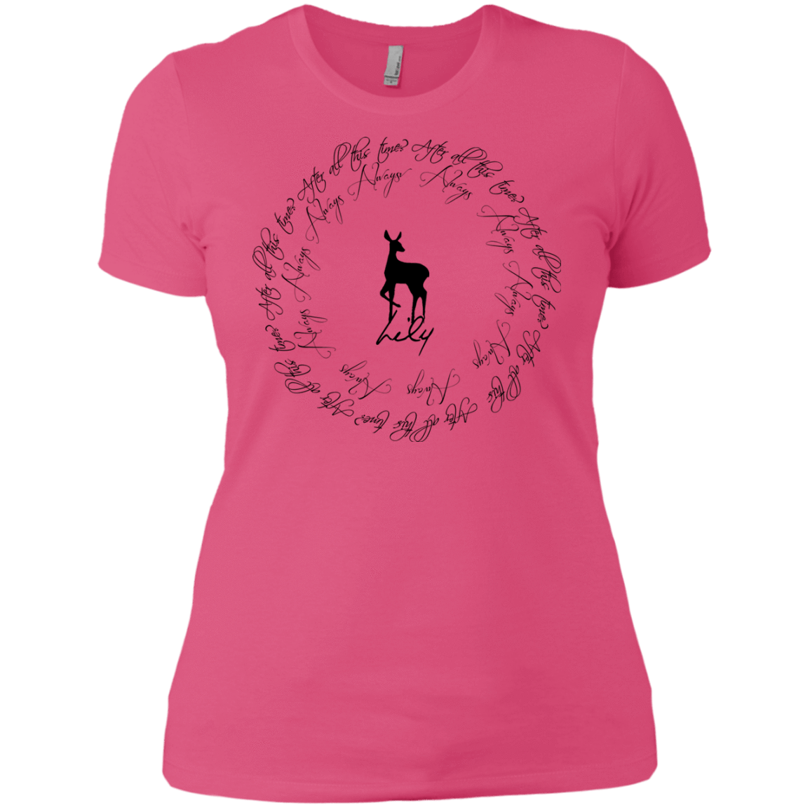 T-Shirts Hot Pink / X-Small After All This Time- Lily Women's Premium T-Shirt