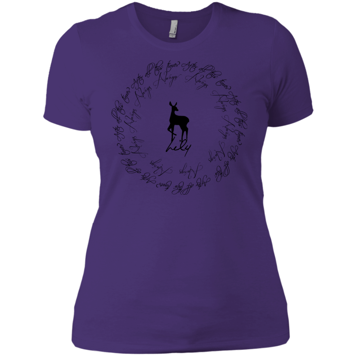 T-Shirts Purple / X-Small After All This Time- Lily Women's Premium T-Shirt