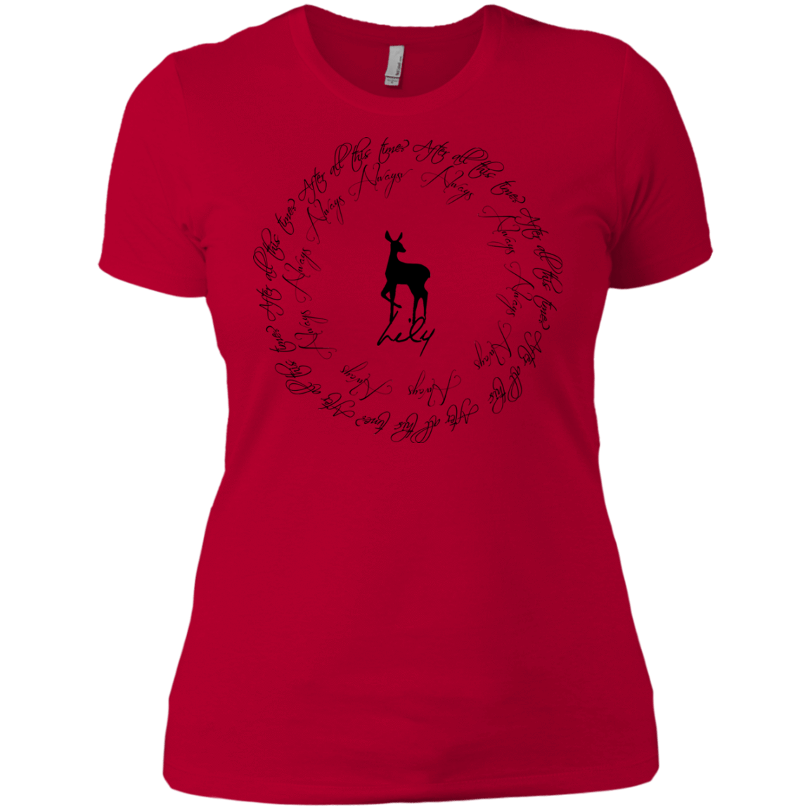 T-Shirts Red / X-Small After All This Time- Lily Women's Premium T-Shirt