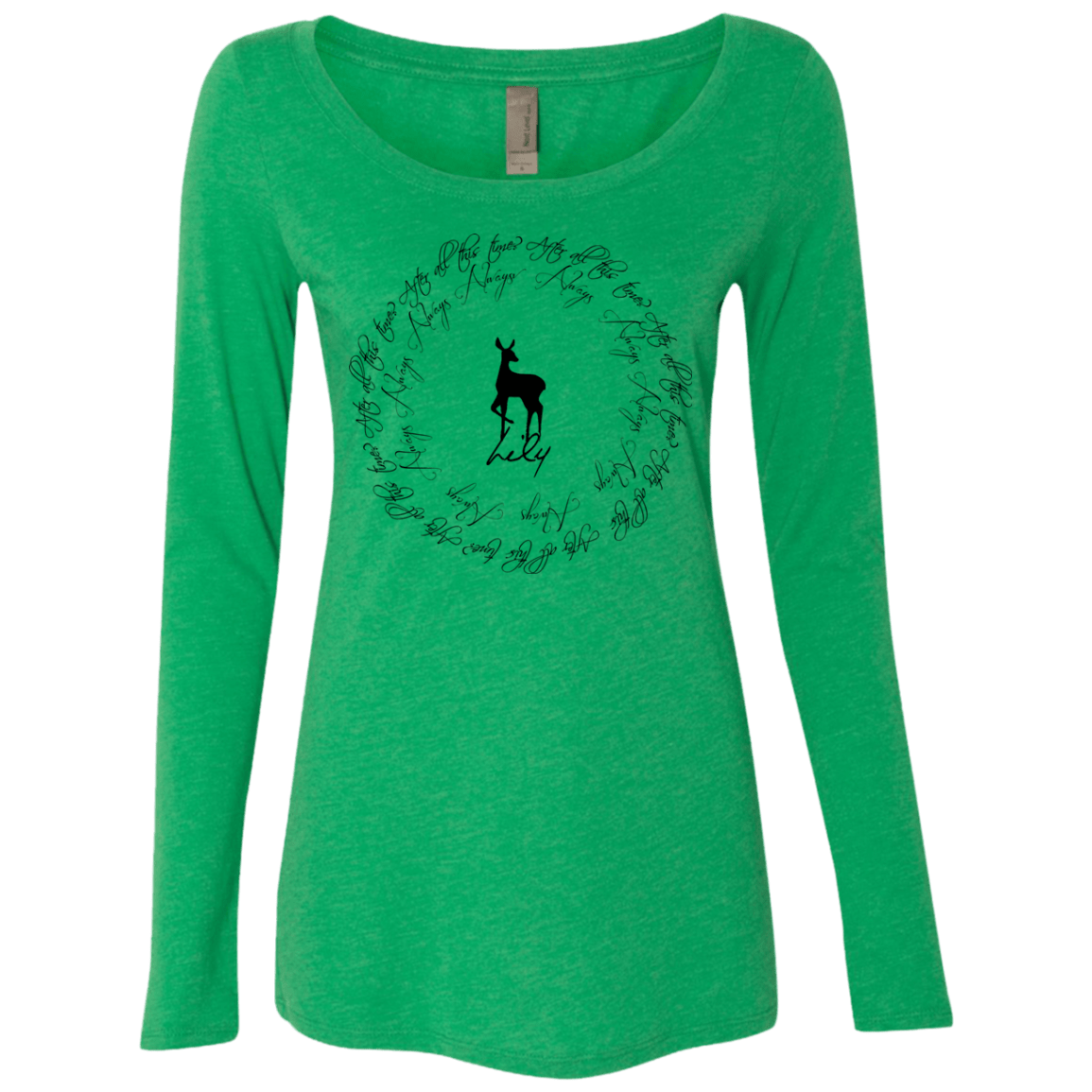 T-Shirts Envy / Small After All This Time- Lily Women's Triblend Long Sleeve Shirt