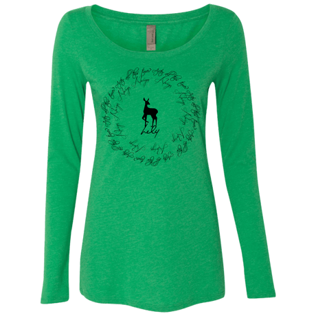 T-Shirts Envy / Small After All This Time- Lily Women's Triblend Long Sleeve Shirt