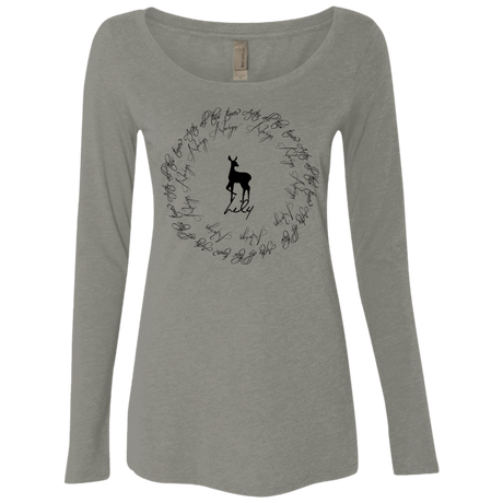 T-Shirts Venetian Grey / Small After All This Time- Lily Women's Triblend Long Sleeve Shirt