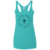 T-Shirts Tahiti Blue / X-Small After All This Time- Lily Women's Triblend Racerback Tank