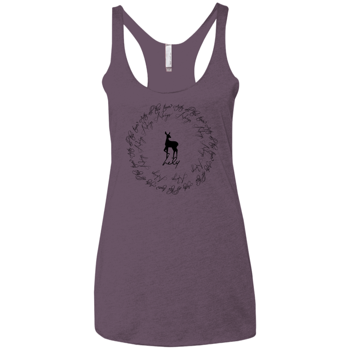 T-Shirts Vintage Purple / X-Small After All This Time- Lily Women's Triblend Racerback Tank