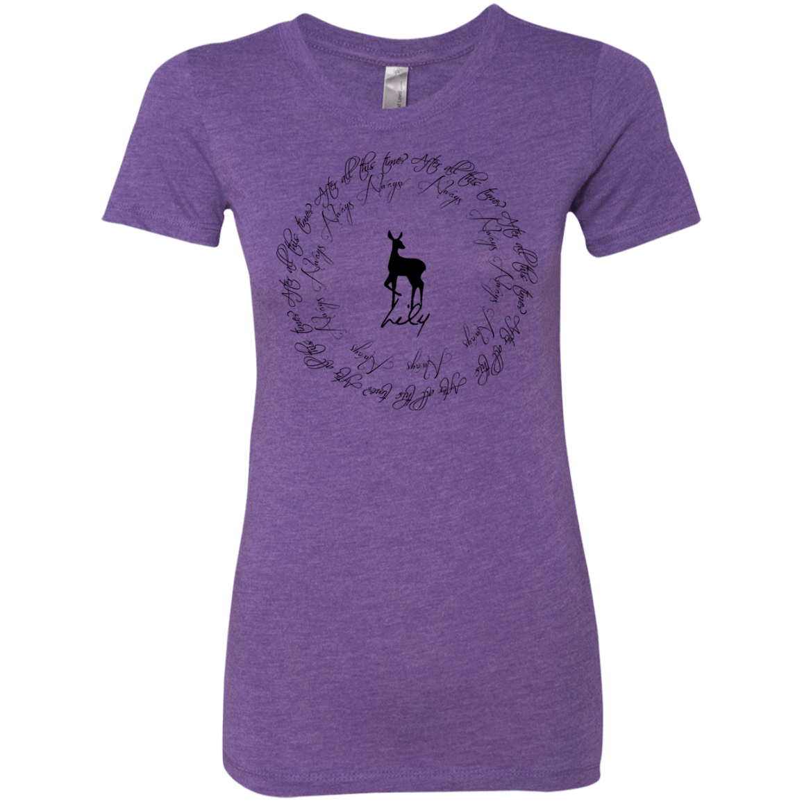 T-Shirts Purple Rush / Small After All This Time- Lily Women's Triblend T-Shirt