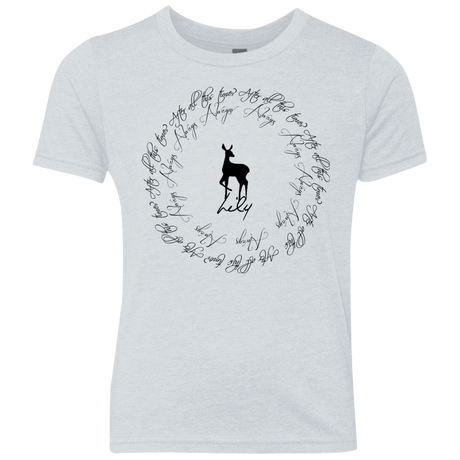 T-Shirts Heather White / YXS After All This Time- Lily Youth Triblend T-Shirt