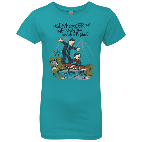 T-Shirts Tahiti Blue / YXS Agent Cooper and Girls Premium T-Shirt