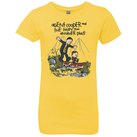 T-Shirts Vibrant Yellow / YXS Agent Cooper and Girls Premium T-Shirt