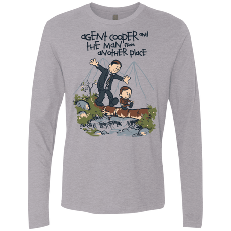 T-Shirts Heather Grey / Small Agent Cooper and Men's Premium Long Sleeve