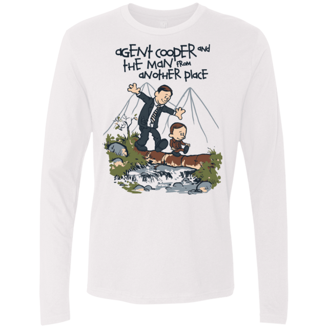 T-Shirts White / Small Agent Cooper and Men's Premium Long Sleeve