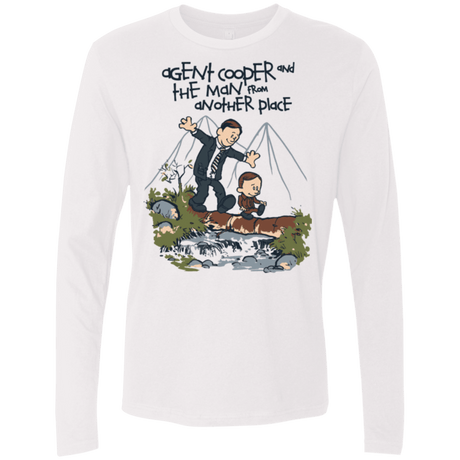 T-Shirts White / Small Agent Cooper and Men's Premium Long Sleeve