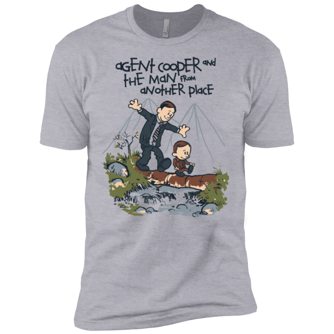 T-Shirts Heather Grey / X-Small Agent Cooper and Men's Premium T-Shirt