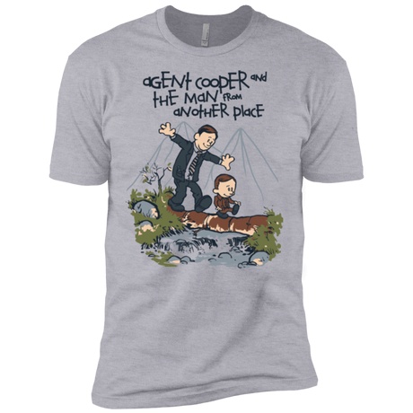 T-Shirts Heather Grey / X-Small Agent Cooper and Men's Premium T-Shirt