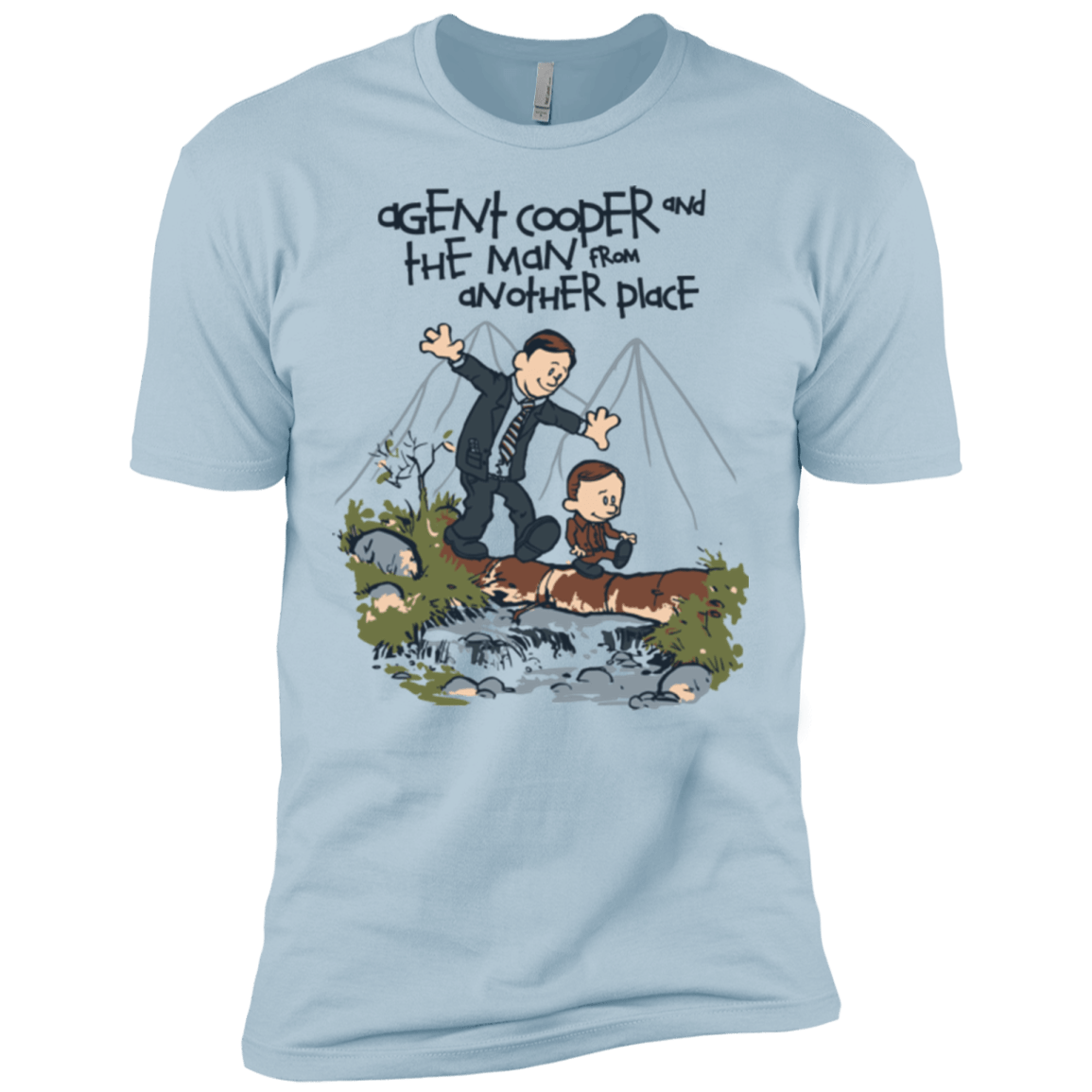 T-Shirts Light Blue / X-Small Agent Cooper and Men's Premium T-Shirt