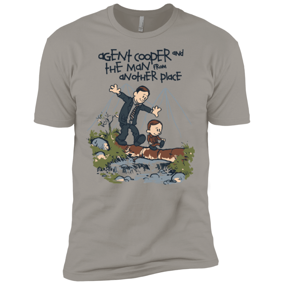 T-Shirts Light Grey / X-Small Agent Cooper and Men's Premium T-Shirt